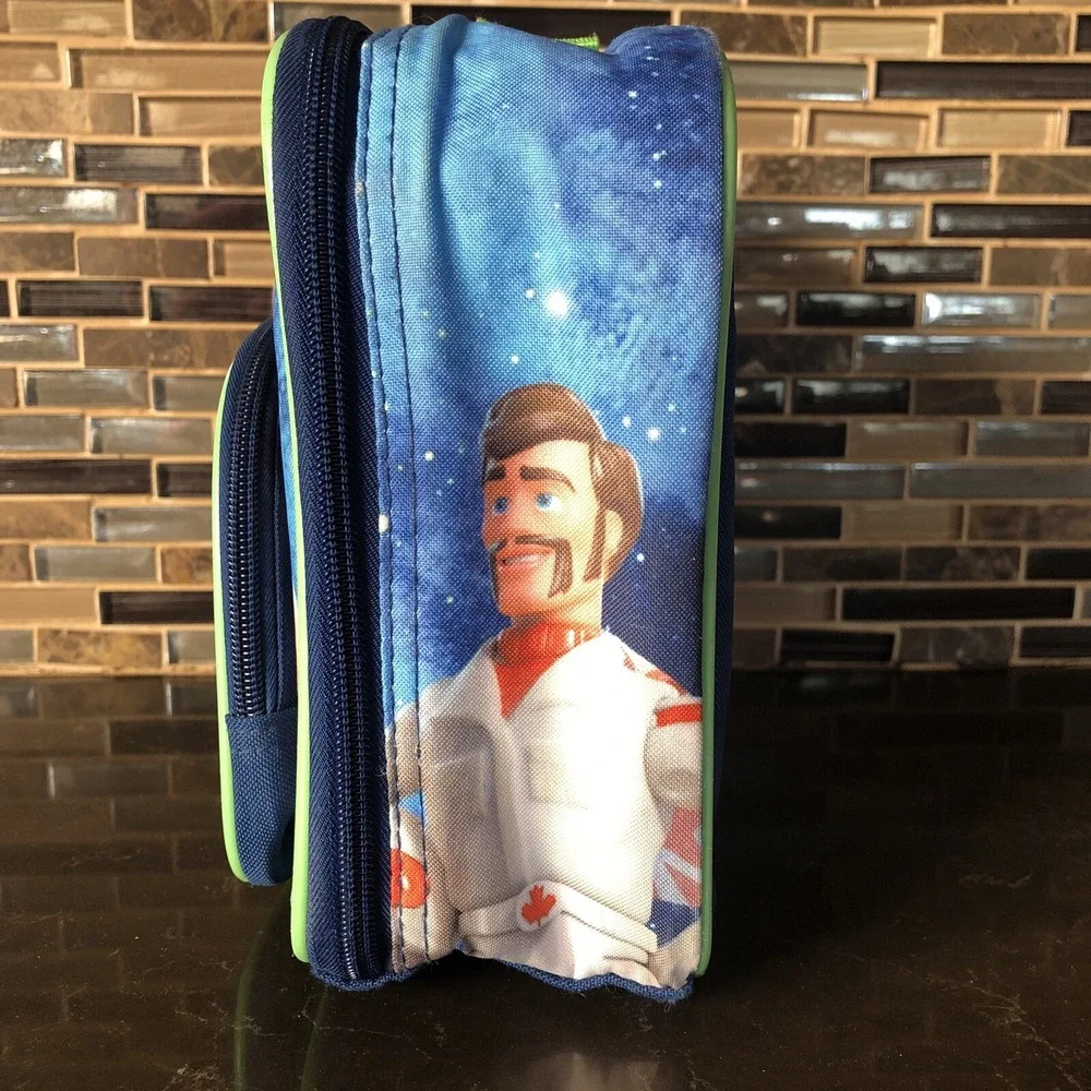 Disney Pixar Toy Story 4 Lunch Bag Insulated Buzz‎ Woody Rex Bo Forky Used